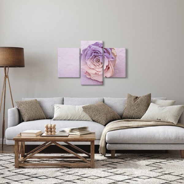 Slika detalja cvijeta ruže (90x60 cm)