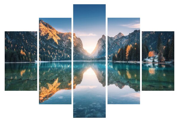Slika - Gorsko jezero (150x105 cm)