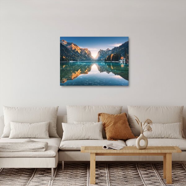 Slika - Gorsko jezero (70x50 cm)
