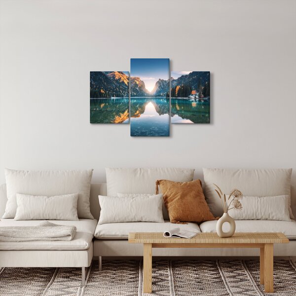 Slika - Gorsko jezero (90x60 cm)