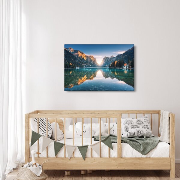 Slika - Gorsko jezero (90x60 cm)