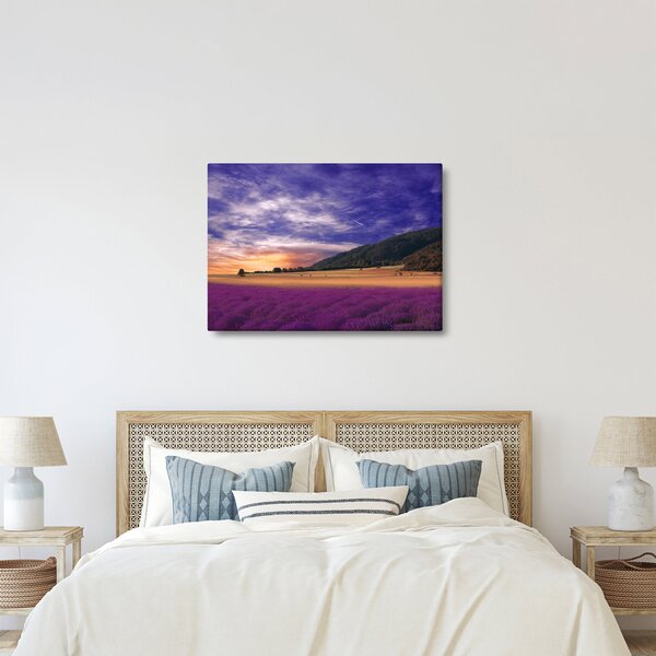 Slika livade sa lavandom (70x50 cm)