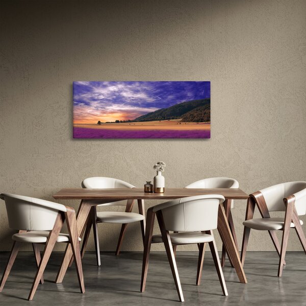 Slika livade sa lavandom (120x50 cm)