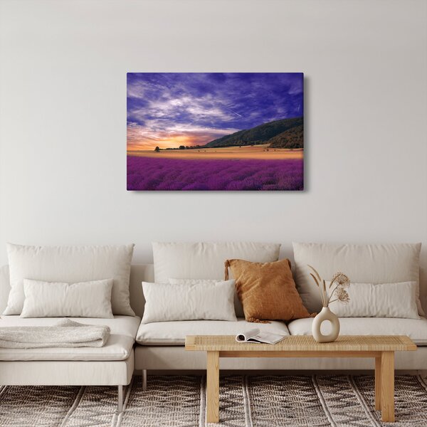 Slika livade sa lavandom (90x60 cm)