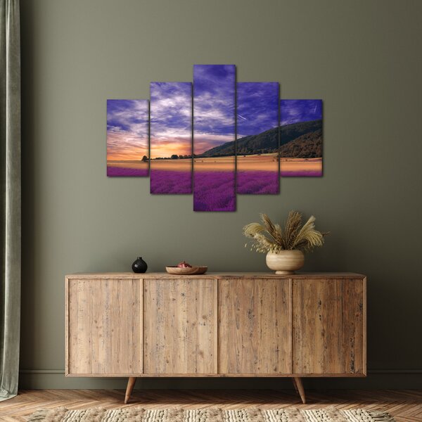 Slika livade sa lavandom (150x105 cm)