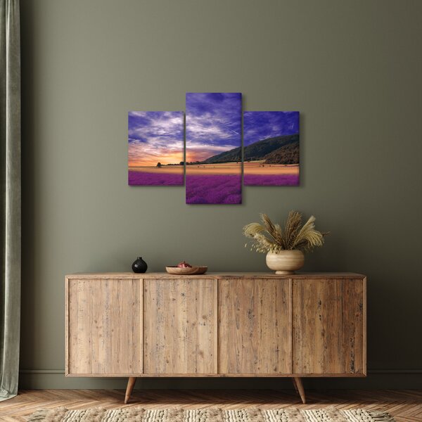 Slika livade sa lavandom (90x60 cm)