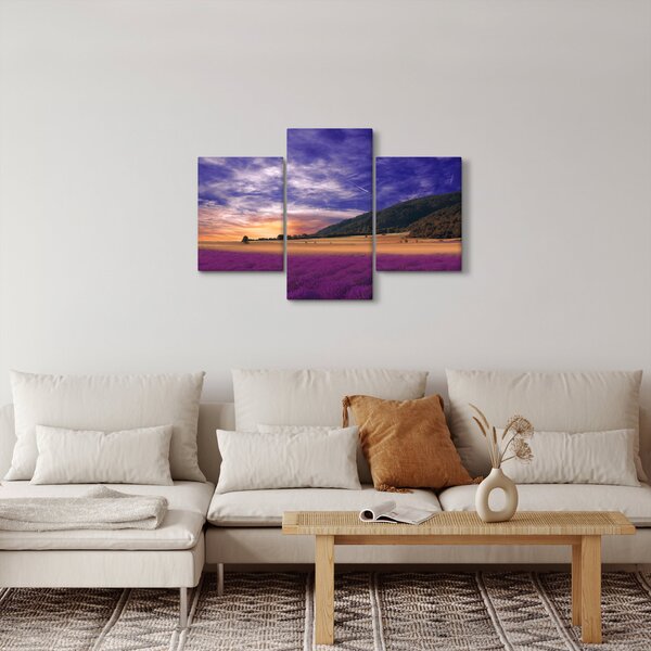 Slika livade sa lavandom (90x60 cm)