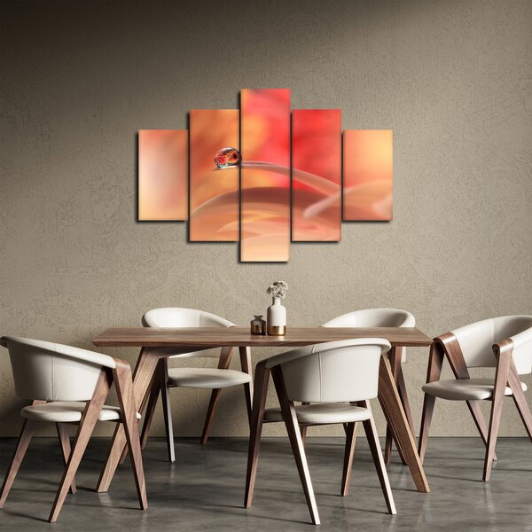 Slika cvjetne kapi rose (150x105 cm)