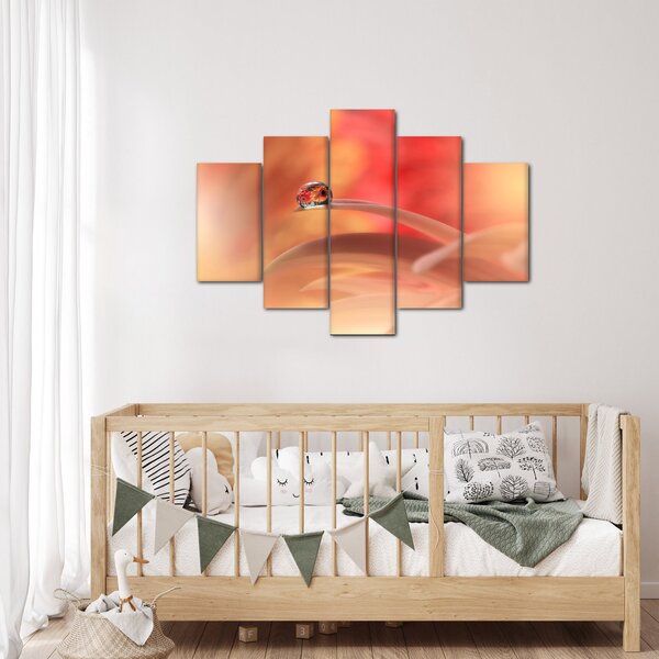 Slika cvjetne kapi rose (150x105 cm)