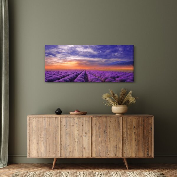 Slika polja lavande (120x50 cm)