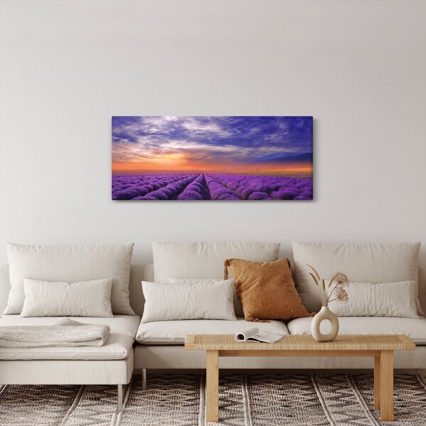 Slika polja lavande (120x50 cm)