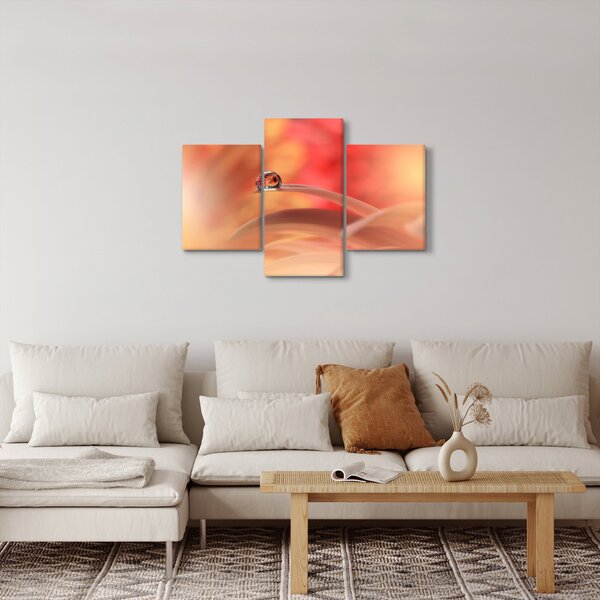 Slika cvjetne kapi rose (90x60 cm)
