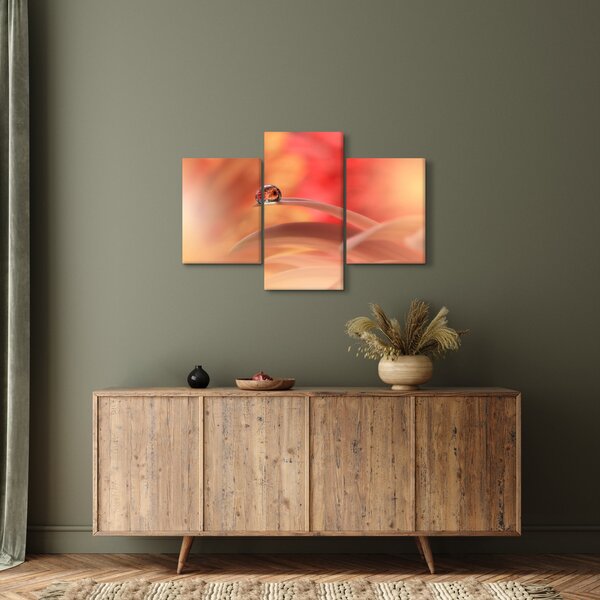 Slika cvjetne kapi rose (90x60 cm)