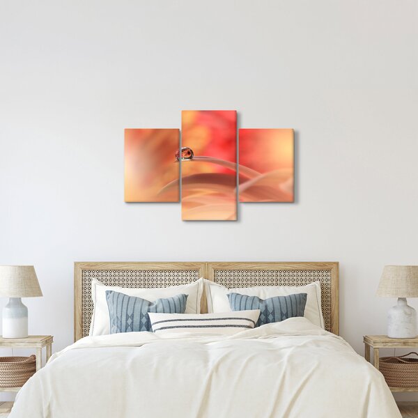 Slika cvjetne kapi rose (90x60 cm)