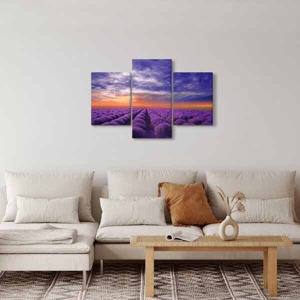 Slika polja lavande (90x60 cm)