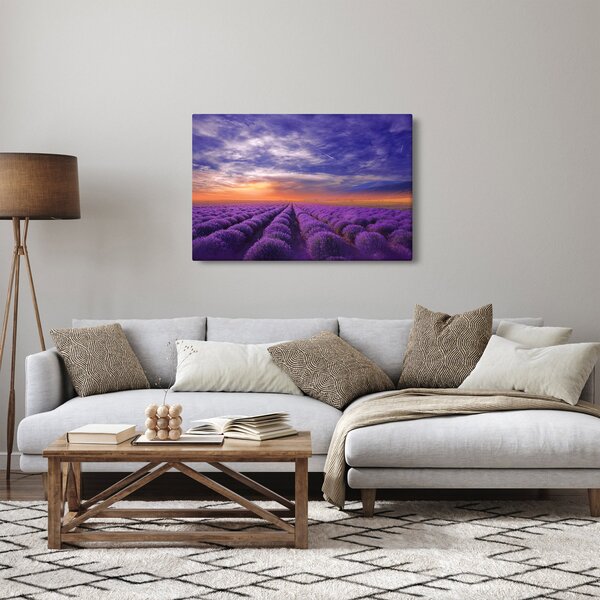Slika polja lavande (90x60 cm)