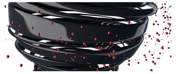 Slika - Apstrakcija zemaljske kugle (120x50 cm)