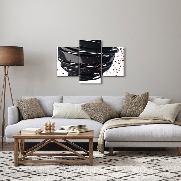 Slika - Apstrakcija zemaljske kugle (90x60 cm)