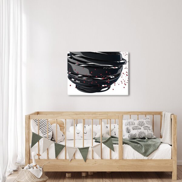 Slika - Apstrakcija zemaljske kugle (70x50 cm)