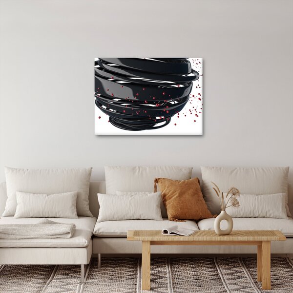 Slika - Apstrakcija zemaljske kugle (70x50 cm)
