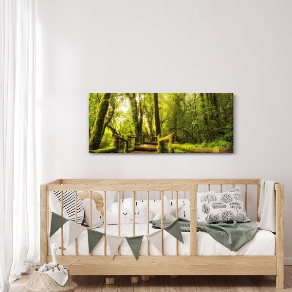Slika džungle i mahovine (120x50 cm)