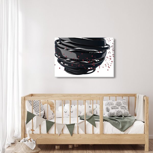 Slika - Apstrakcija zemaljske kugle (90x60 cm)