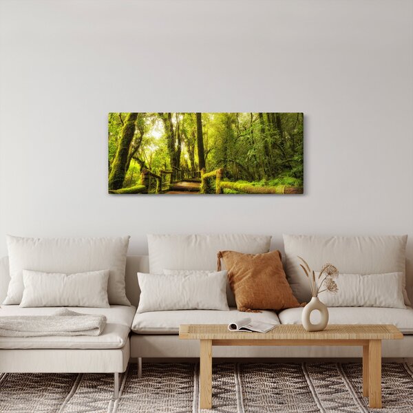 Slika džungle i mahovine (120x50 cm)