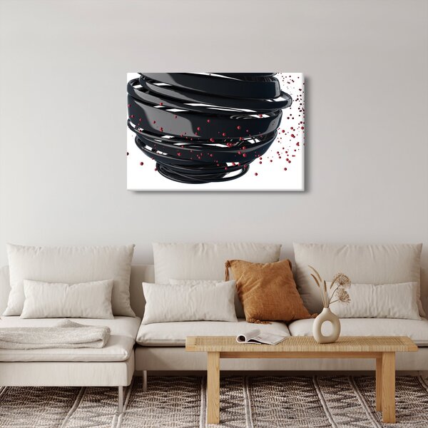 Slika - Apstrakcija zemaljske kugle (90x60 cm)
