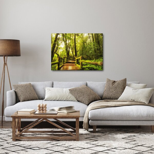 Slika džungle i mahovine (70x50 cm)