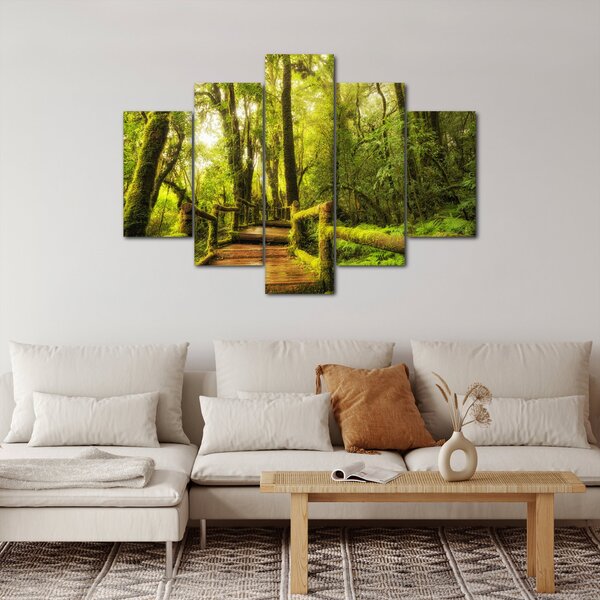 Slika džungle i mahovine (150x105 cm)