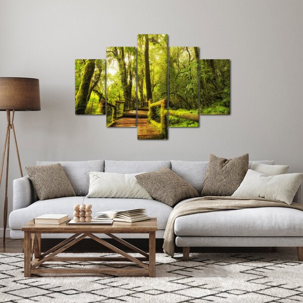 Slika džungle i mahovine (150x105 cm)