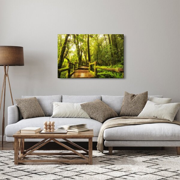 Slika džungle i mahovine (90x60 cm)