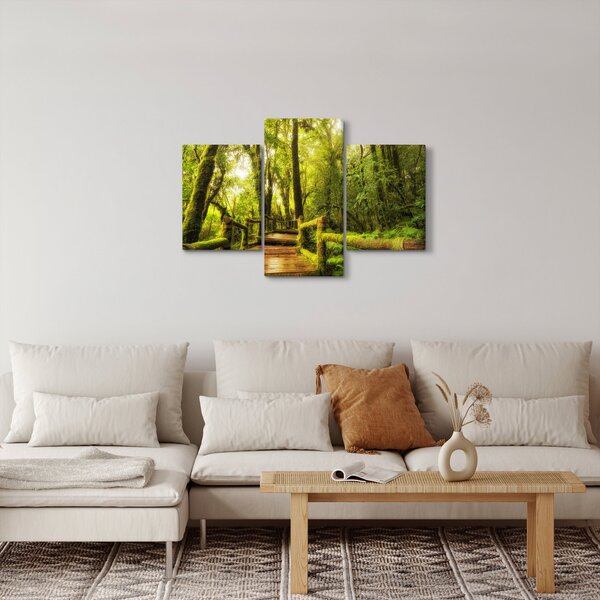 Slika džungle i mahovine (90x60 cm)