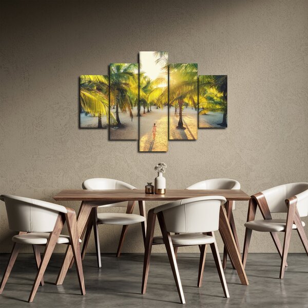 Slika - Žena i palme (150x105 cm)