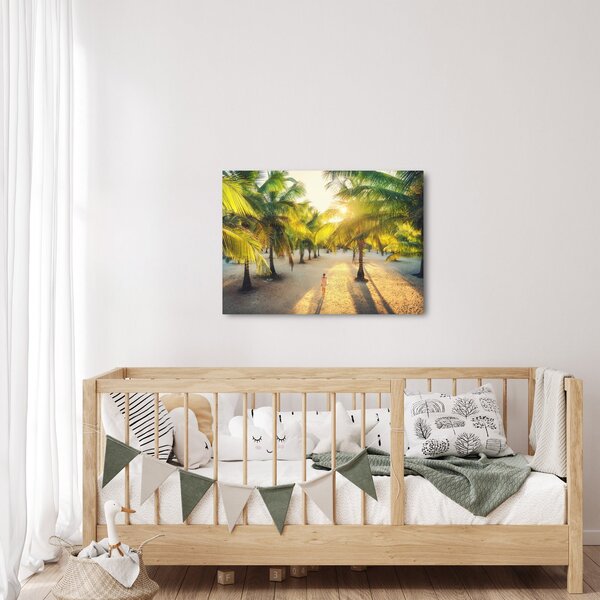 Slika - Žena i palme (70x50 cm)