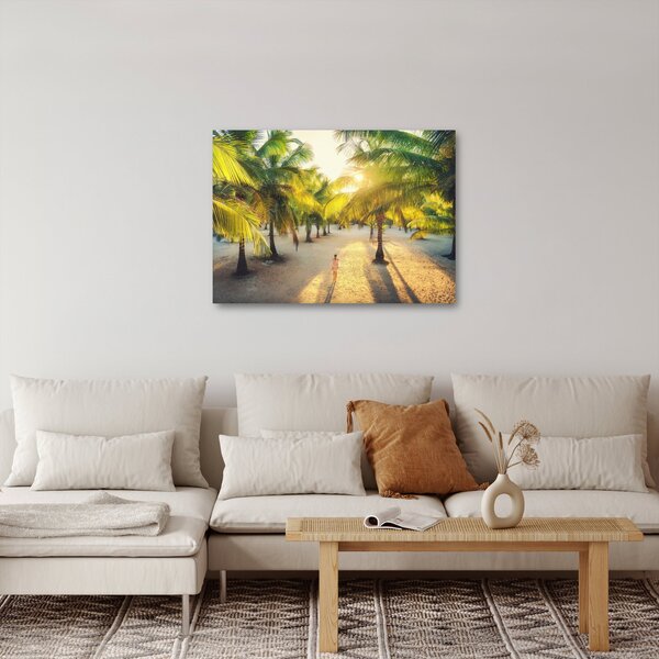 Slika - Žena i palme (70x50 cm)