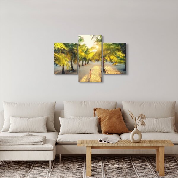 Slika - Žena i palme (90x60 cm)