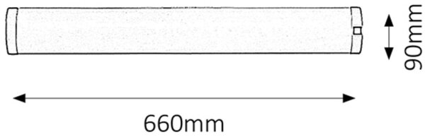 Rabalux 2329 - Podelementna svjetiljka SOFT G13/18W/230V