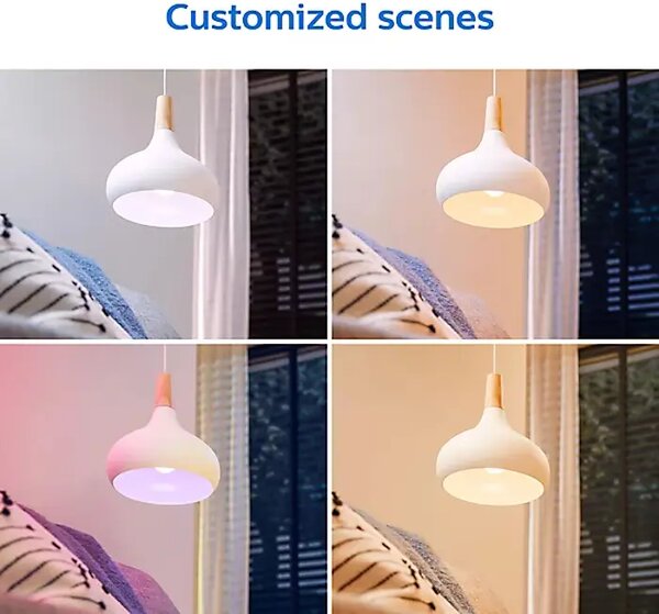 PHILIPS WIZ SMART ŽARULJA 2x WFB 40W C37 E14 RGB+2200-6500K 8719514372726