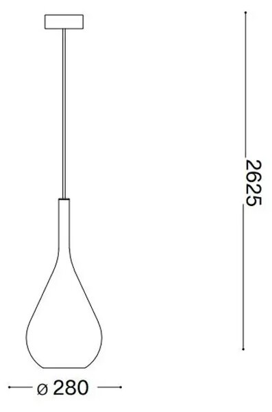KALIQUE SP1-3 D28 VISILICA BRONCA E27 1x42W IP20 ID359779