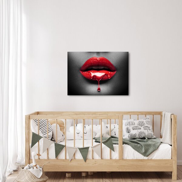 Slika ženskih usana (70x50 cm)