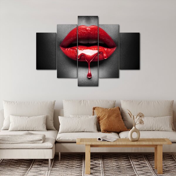 Slika ženskih usana (150x105 cm)