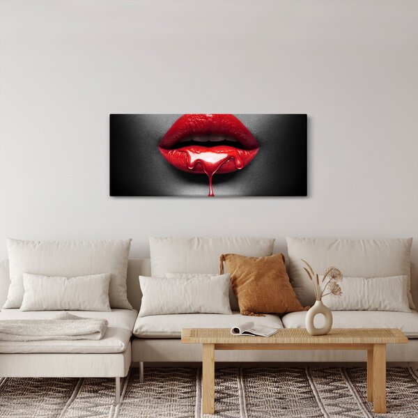 Slika ženskih usana (120x50 cm)