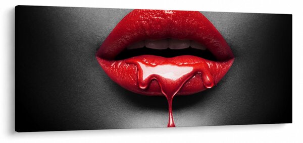 Slika ženskih usana (120x50 cm)