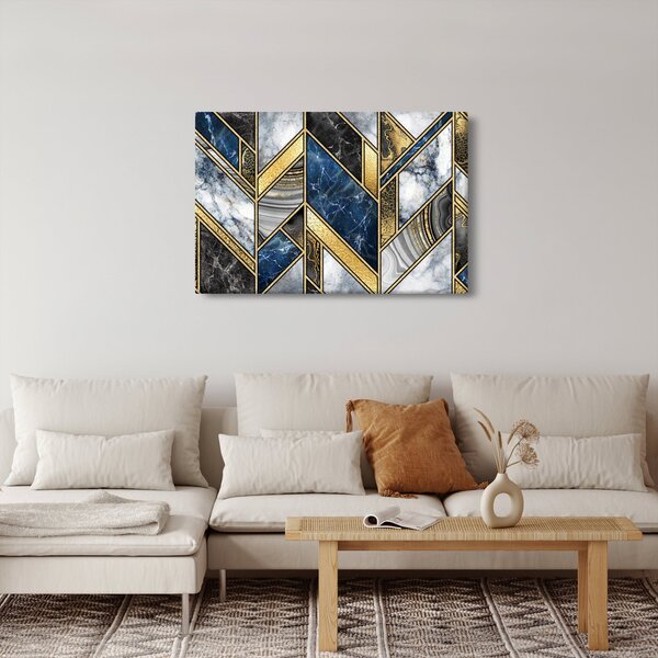 Slika umjetničke apstrakcije (90x60 cm)