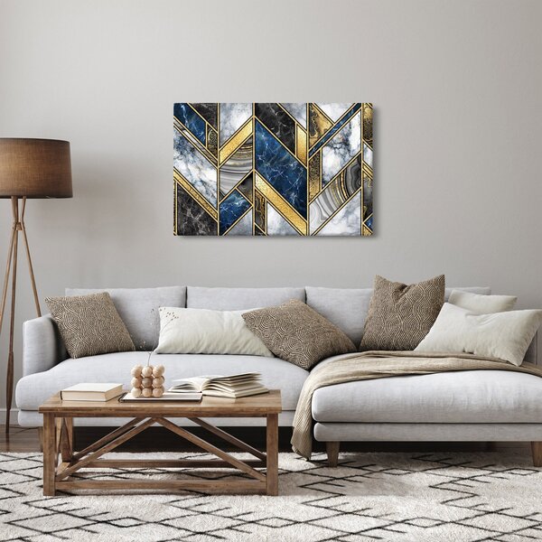 Slika umjetničke apstrakcije (90x60 cm)