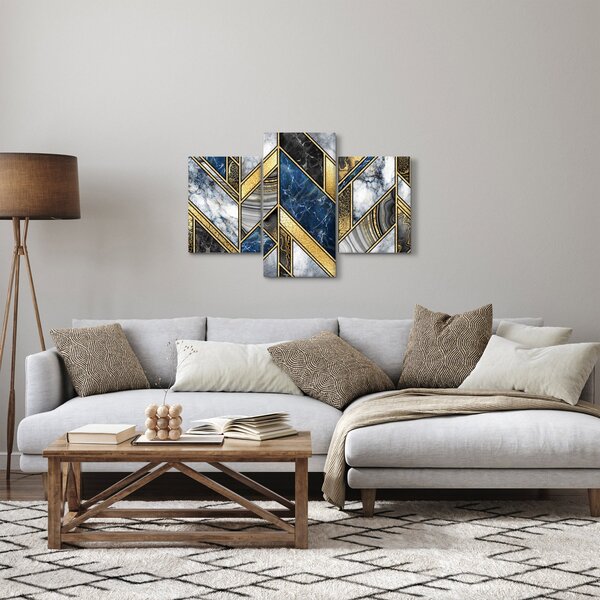 Slika umjetničke apstrakcije (90x60 cm)