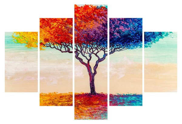 Slika naslikanog stabla (150x105 cm)