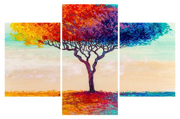 Slika naslikanog stabla (90x60 cm)