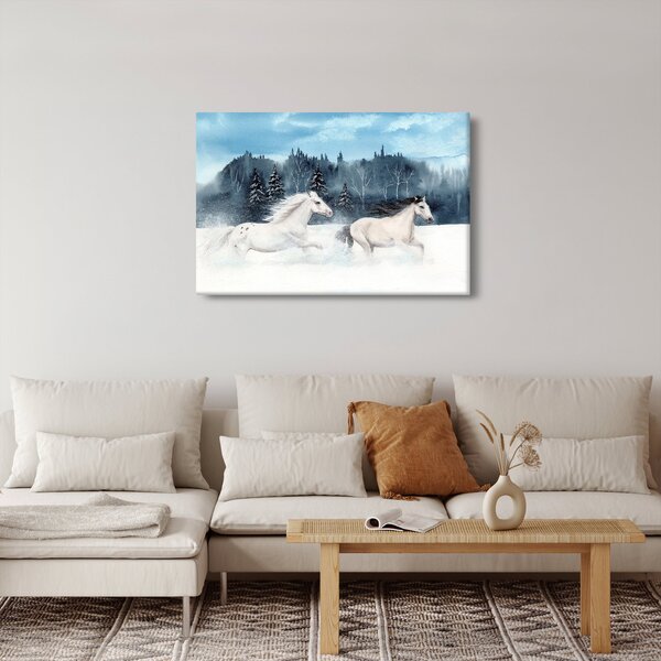 Slika naslikanih konja (90x60 cm)